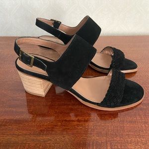 Nordstrom Caslon Black Suede Sandals